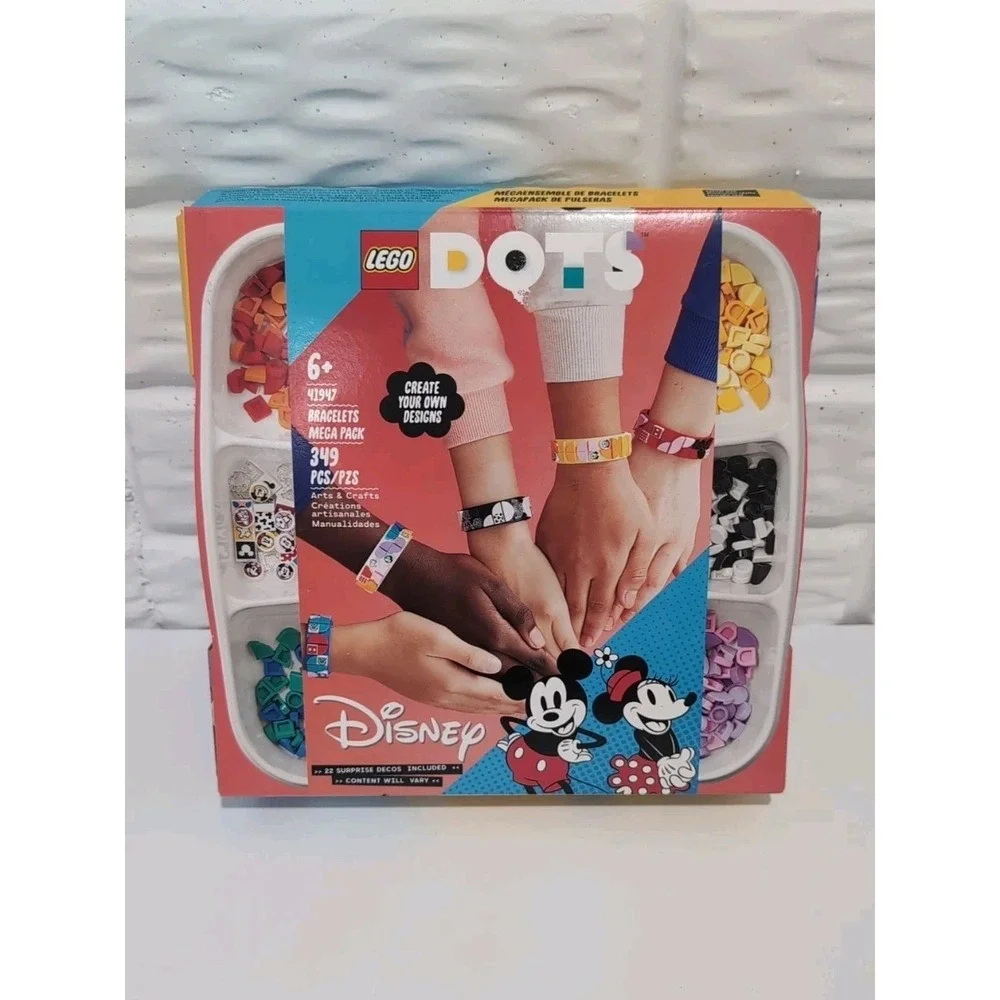 LEGO Disney DOTS 41947 Mickey & Friends Bracelets Mega NEW Plus Extra Mega Pack